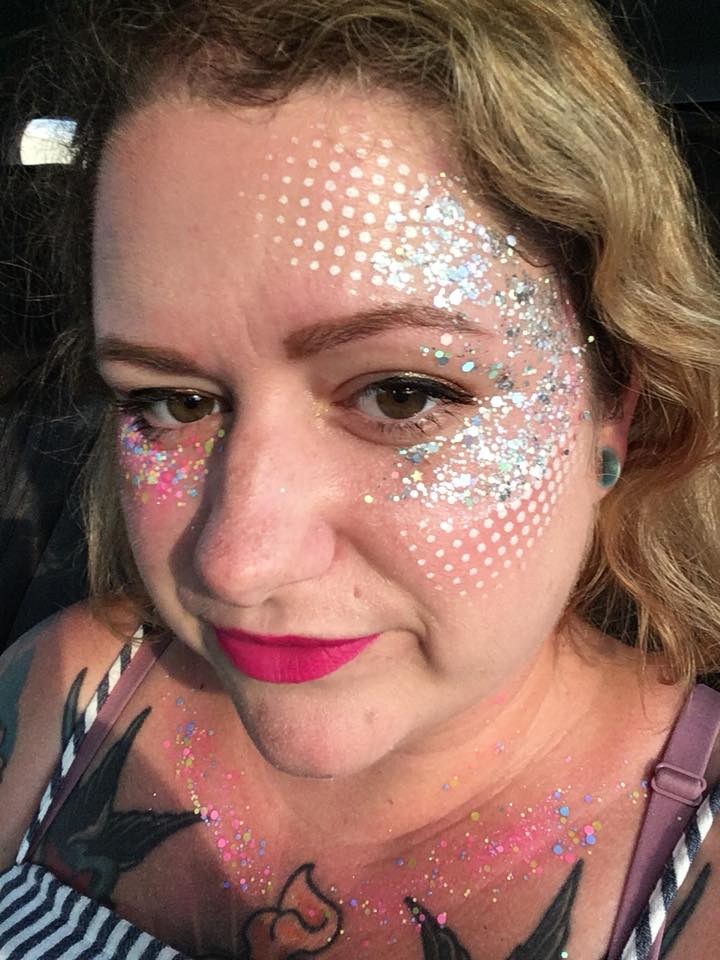 Treya, professional face painting artist, smiling and ready to create magical transformations